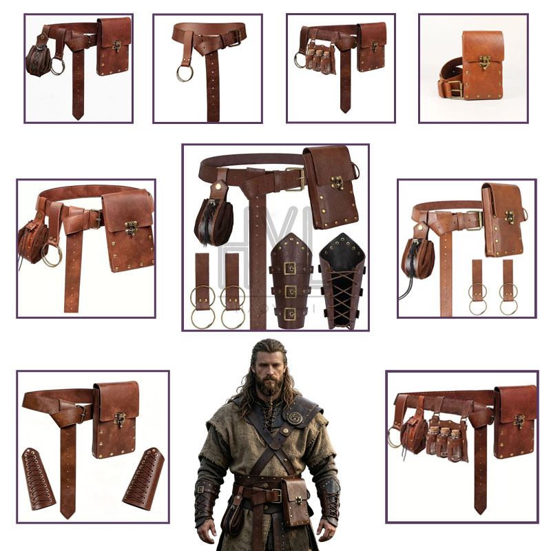Halloween Party Supplies - Medieval Viking Accessories Set Retro Steampunk