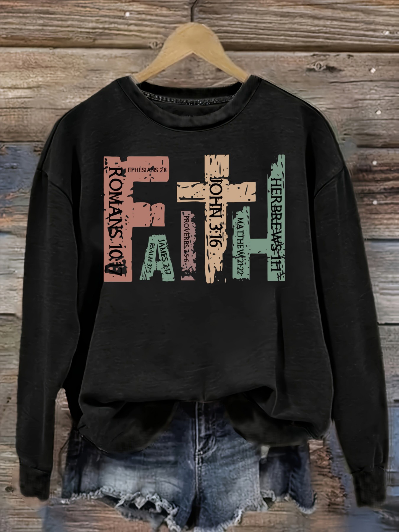 Halloween Costume Adult - Women's Casual Long Sleeve Crew Neck