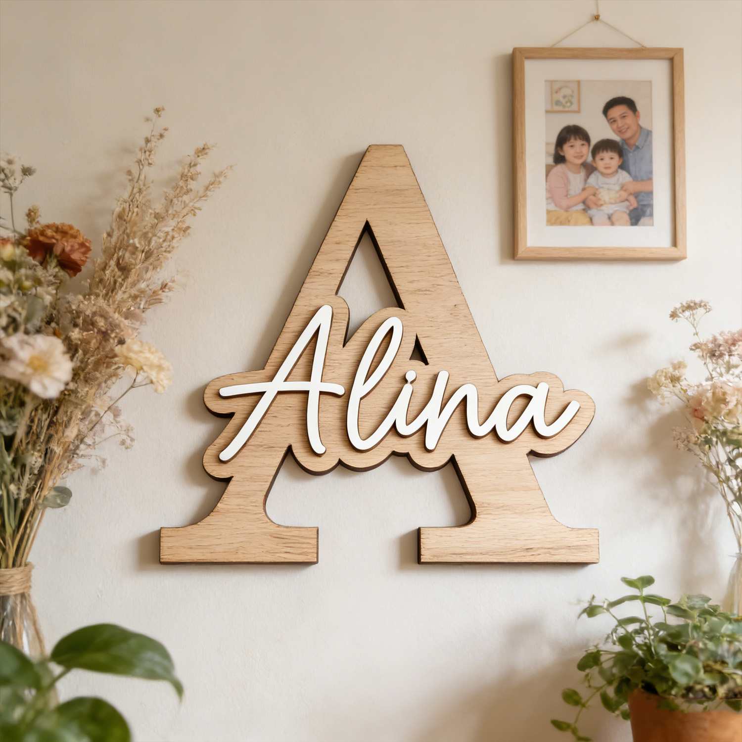 1pc Customizable Wooden Letter - огляд і ціна Halloween Party Supplies