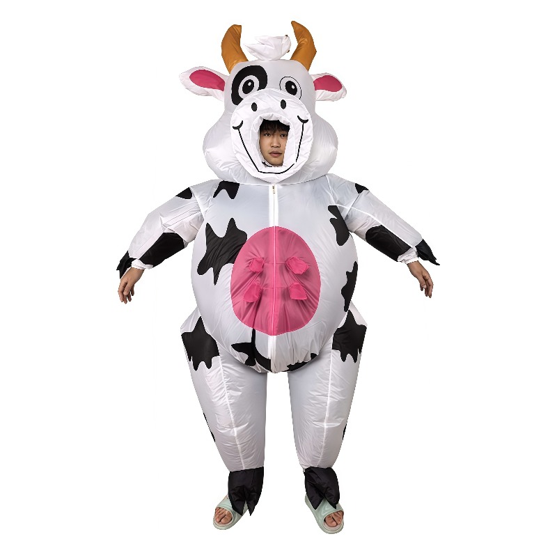 Adult Cow Inflatable Costume F - огляд і ціна Halloween Costume Adult