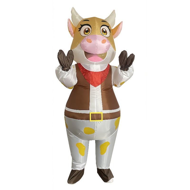 Adult Cow Inflatable Costume F - огляд і ціна Halloween Costume Adult