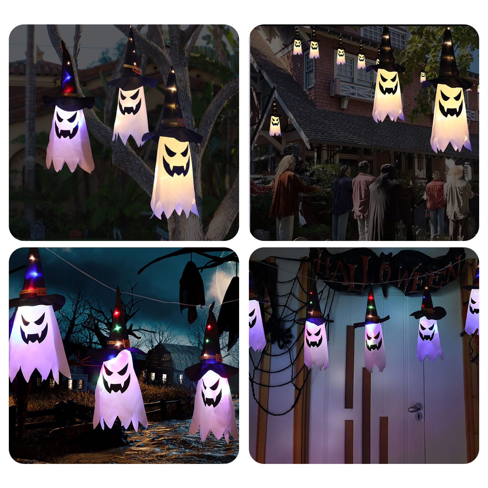 Halloween Decorative Lights Ha - огляд і ціна Halloween Led String Lights Orange