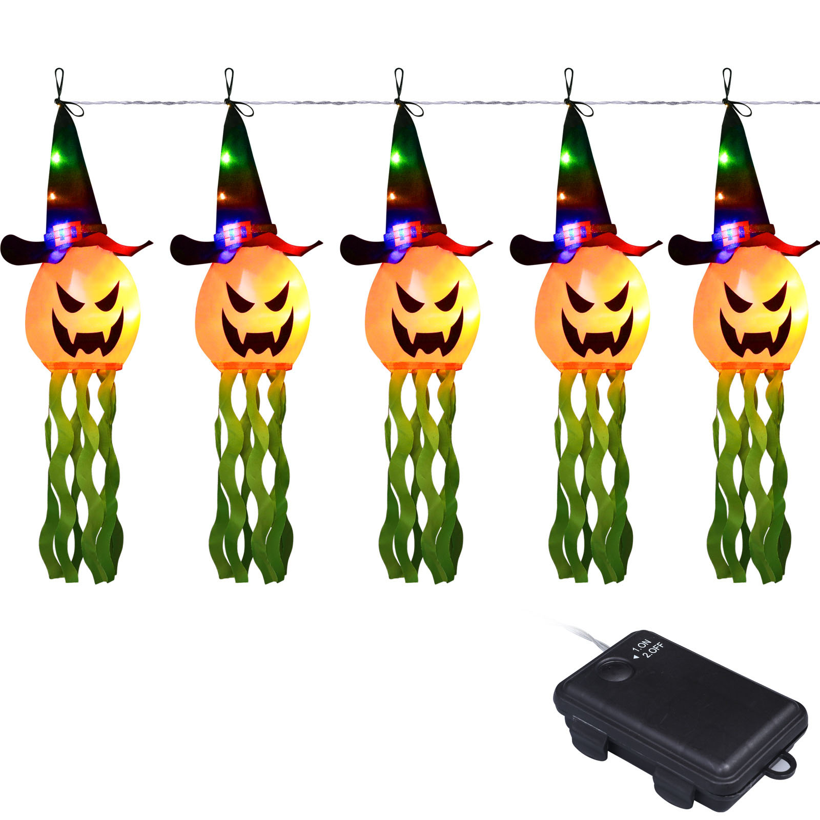 Halloween Decorative Lights Ha - огляд і ціна Halloween Led String Lights Orange