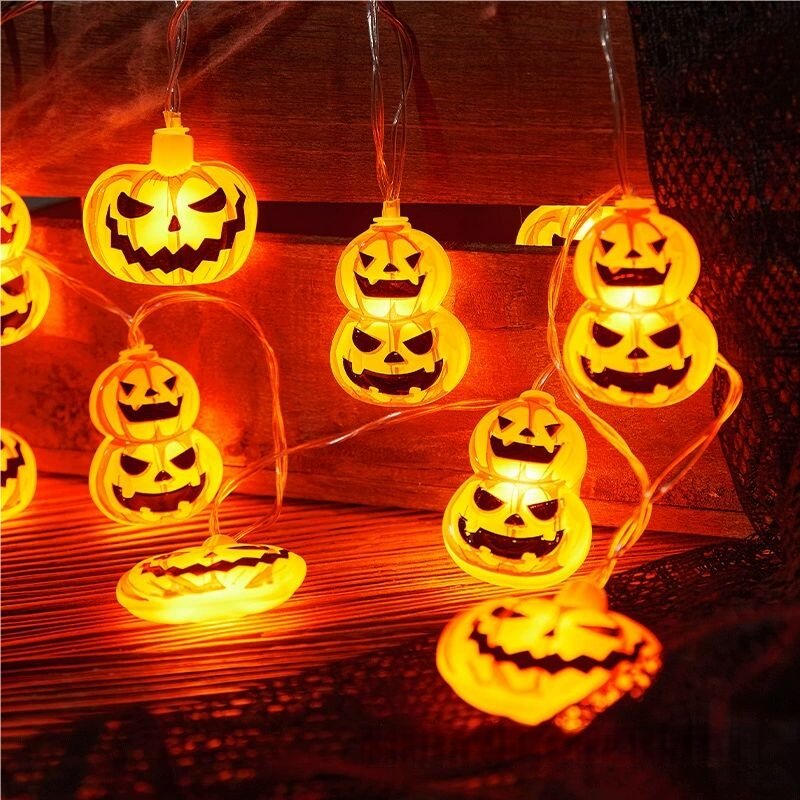 Halloween 10/20LED String Ligh - огляд і ціна Halloween Led String Lights Orange