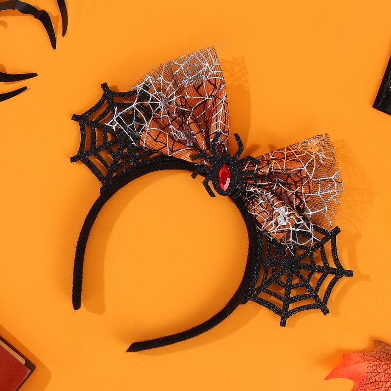 Halloween Spider Web Bow Headb - огляд і ціна Spider Web Halloween Decoration