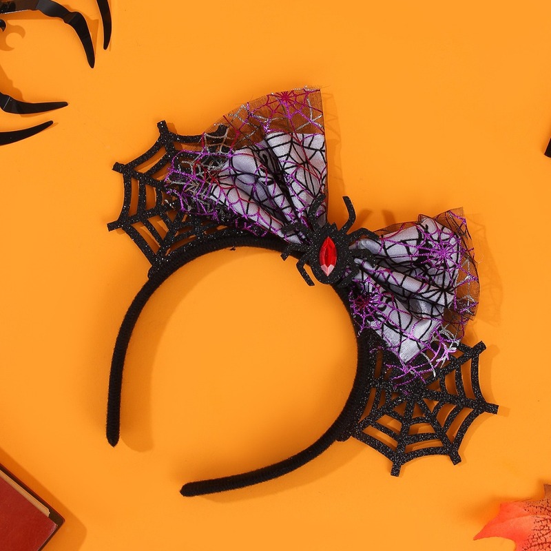 Halloween Spider Web Bow Headb - огляд і ціна Spider Web Halloween Decoration