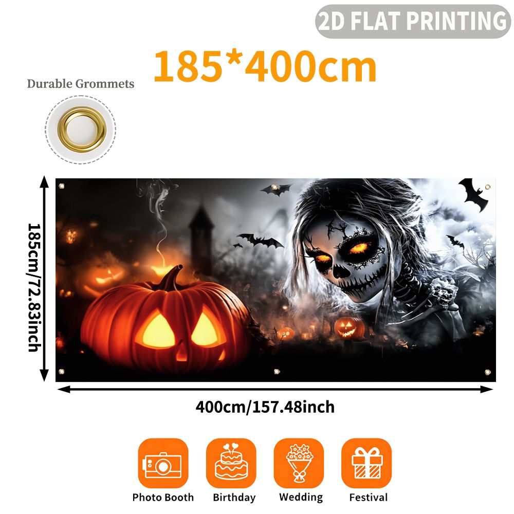 1pc 2D FLAT Halloween Party Ga - огляд і ціна Halloween Skeleton Decoration
