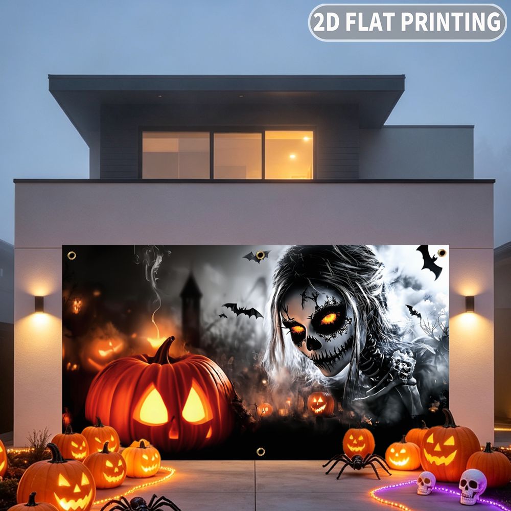 1pc 2D FLAT Halloween Party Ga - огляд і ціна Halloween Skeleton Decoration