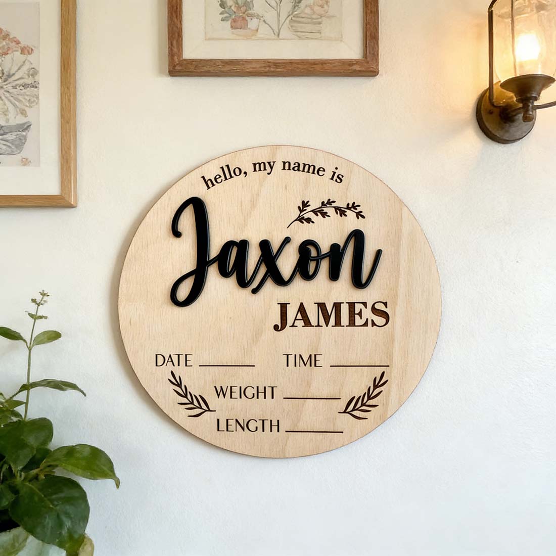 1Pc Custom Baby Announcement S - огляд і ціна Halloween Party Supplies