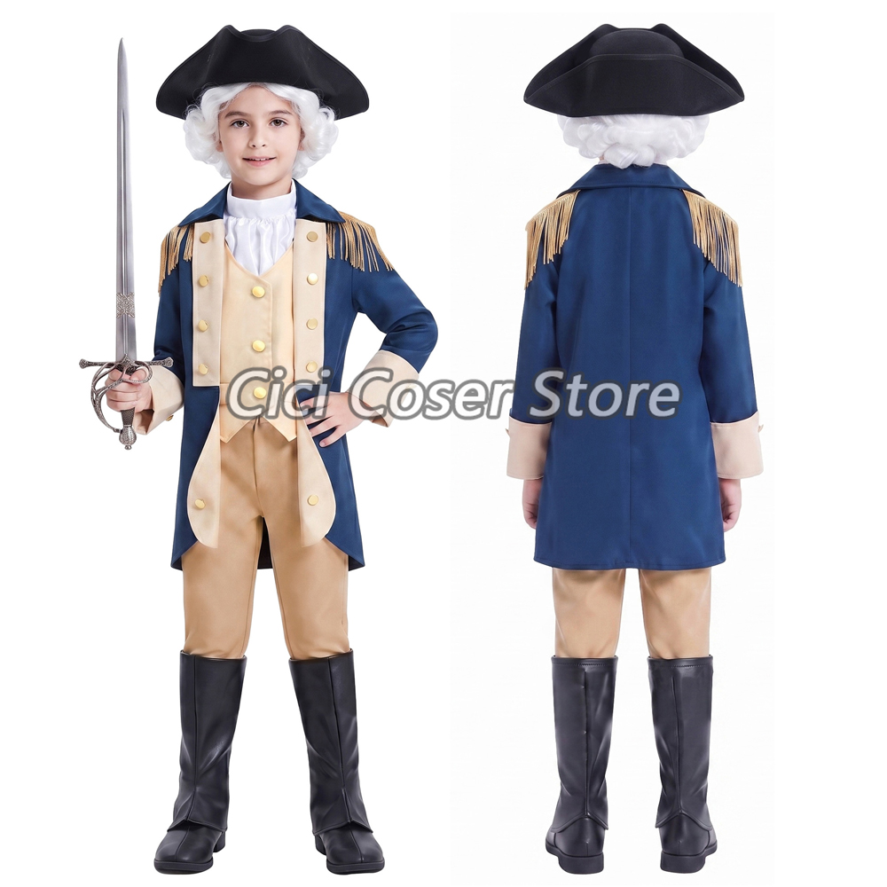 Kids Colonial George Washingto - огляд і ціна Halloween Costume Kids