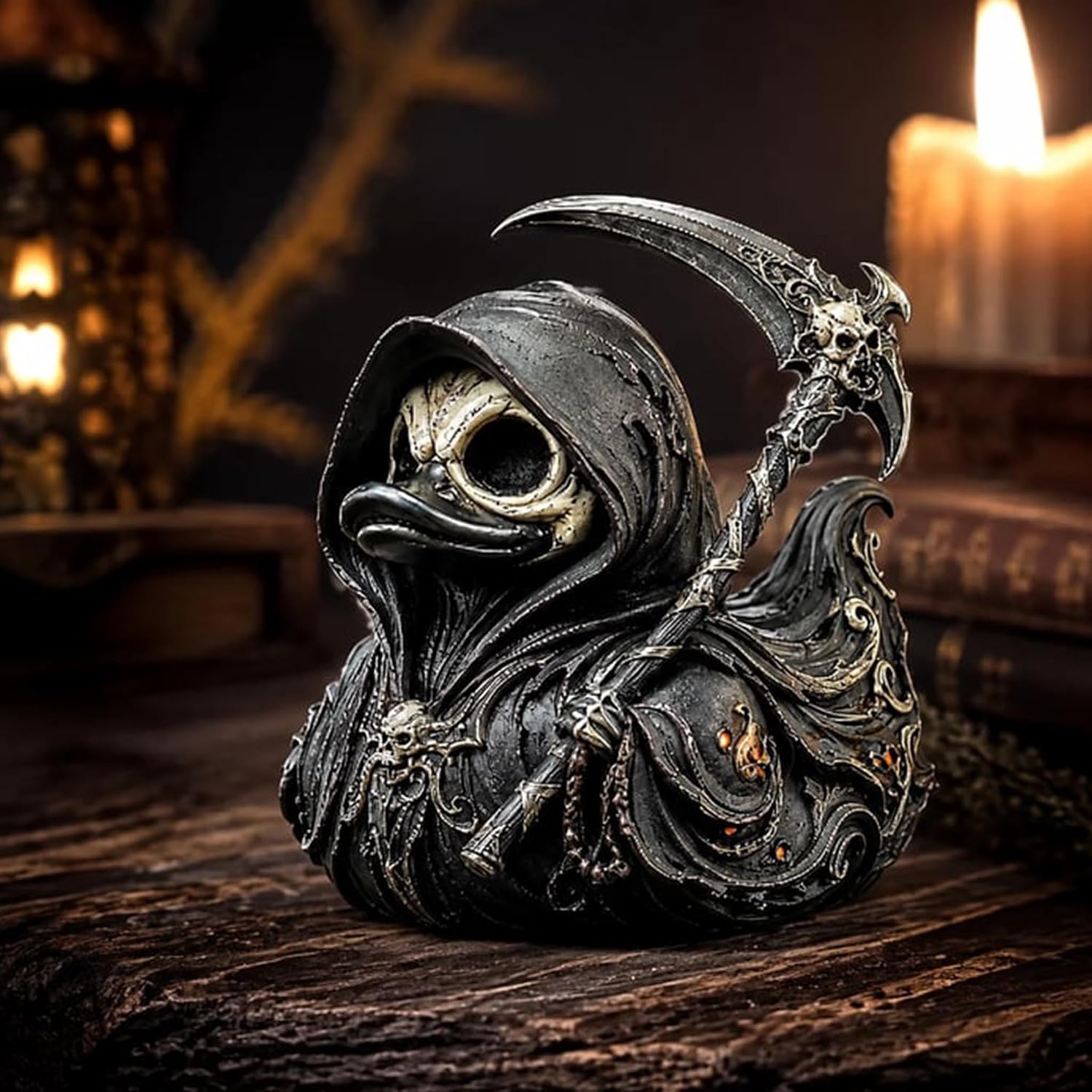 Grim Reaper Gothic Collectible - огляд і ціна Halloween Skeleton Decoration