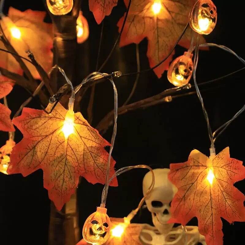 1PC 59in/118in Halloween LED S - огляд і ціна Halloween Led String Lights Orange