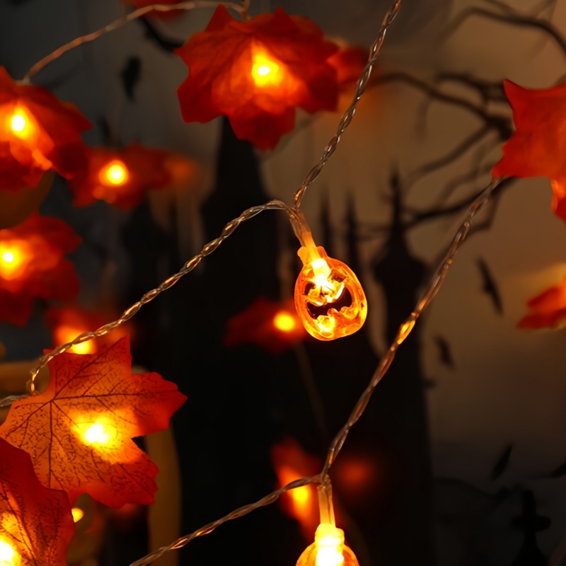 1PC 59in/118in Halloween LED S - огляд і ціна Halloween Led String Lights Orange