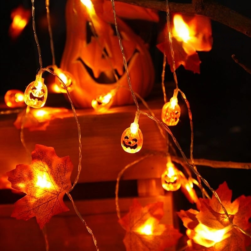 1PC 59in/118in Halloween LED S - огляд і ціна Halloween Led String Lights Orange
