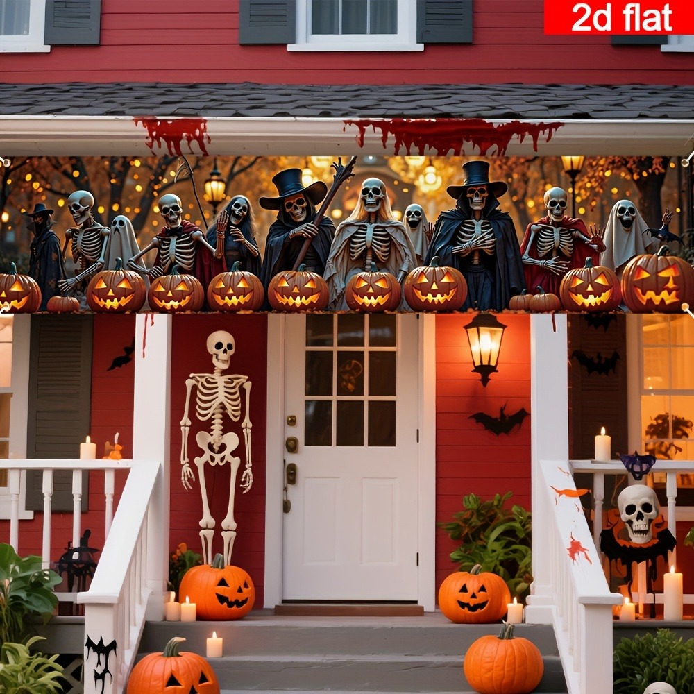 Halloween Skeleton Ghost Fence - огляд і ціна Halloween Skeleton Decoration