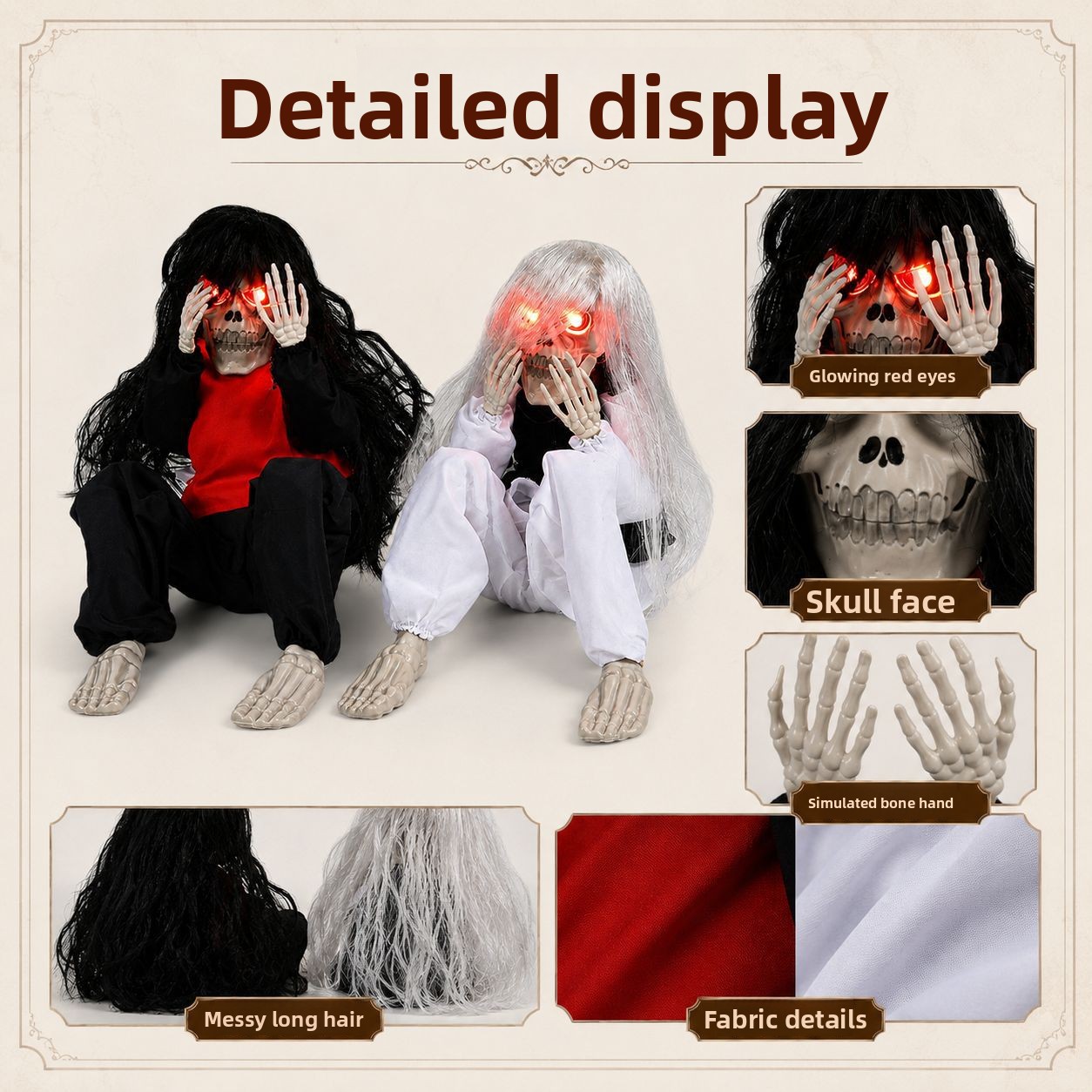 Halloween Outdoor Garden Sitti - огляд і ціна Halloween Skeleton Decoration