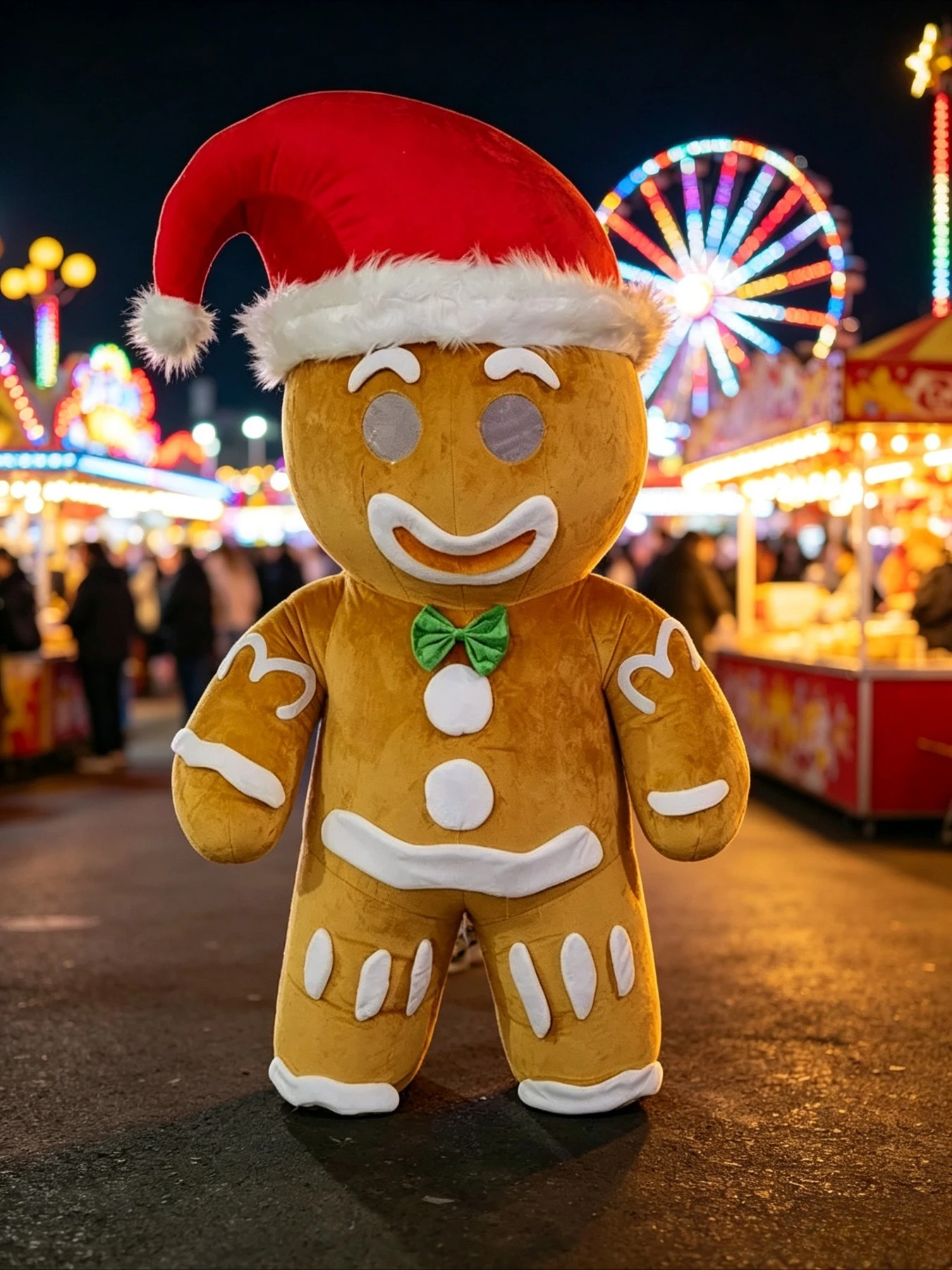 Inflatable Gingerbread Man Cos - огляд і ціна Halloween Costume Adult