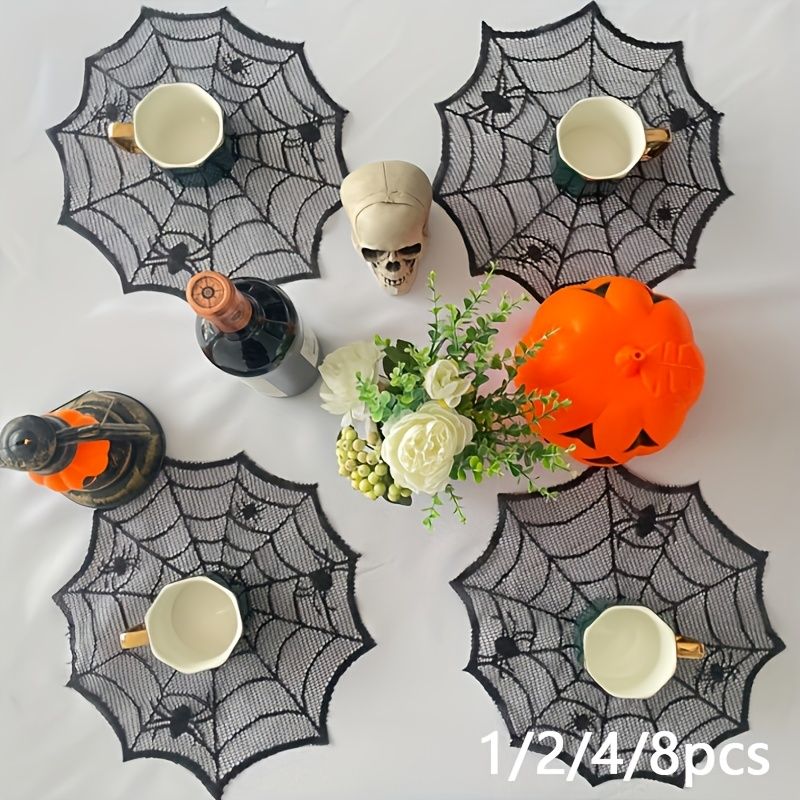 VIKAMA Halloween Black Lace Sp - огляд і ціна Spider Web Halloween Decoration