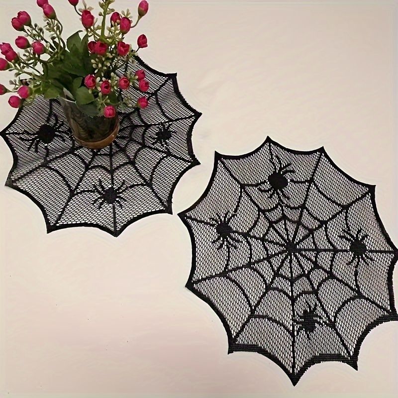 VIKAMA Halloween Black Lace Sp - огляд і ціна Spider Web Halloween Decoration