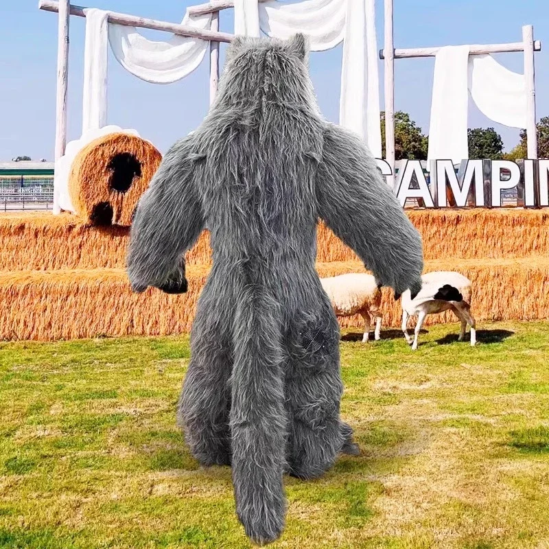 Giant Inflatable Grey Wolf Mas - огляд і ціна Halloween Costume Adult
