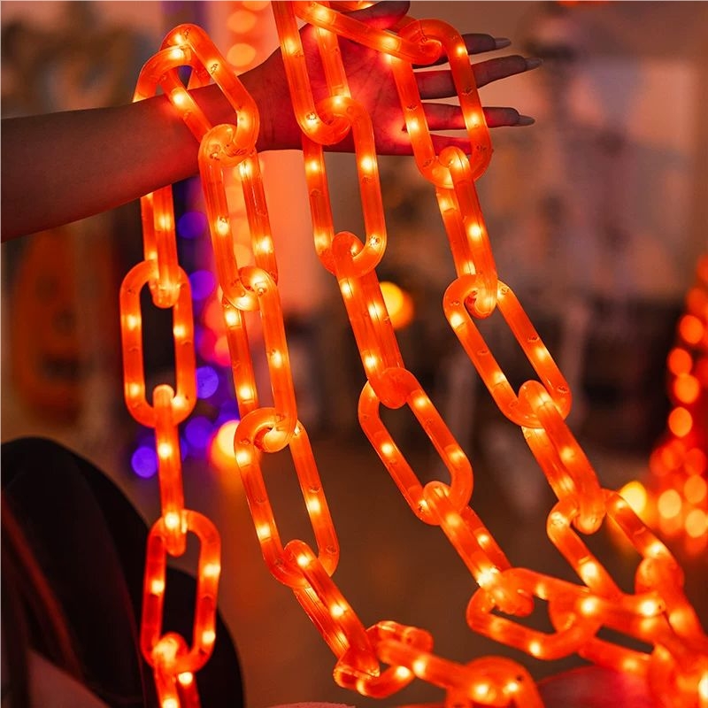 78.74in Halloween Outdoor Sola - огляд і ціна Halloween Led String Lights Orange