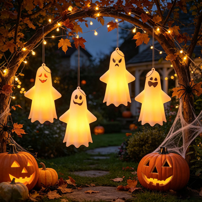 Halloween Ghost Lantern Mini H - огляд і ціна Pumpkin Lantern Halloween