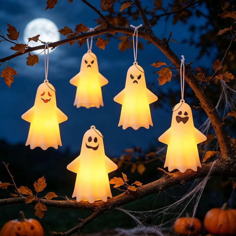 Halloween Ghost Lantern Mini H - огляд і ціна Pumpkin Lantern Halloween