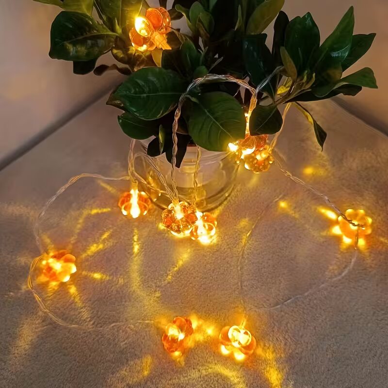 59/118in 10/20LED Halloween Or - огляд і ціна Halloween Led String Lights Orange