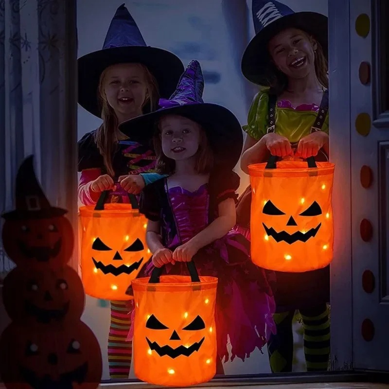 1-10PC LED Halloween Pumpkin B - огляд і ціна Halloween Pumpkin Decor Led