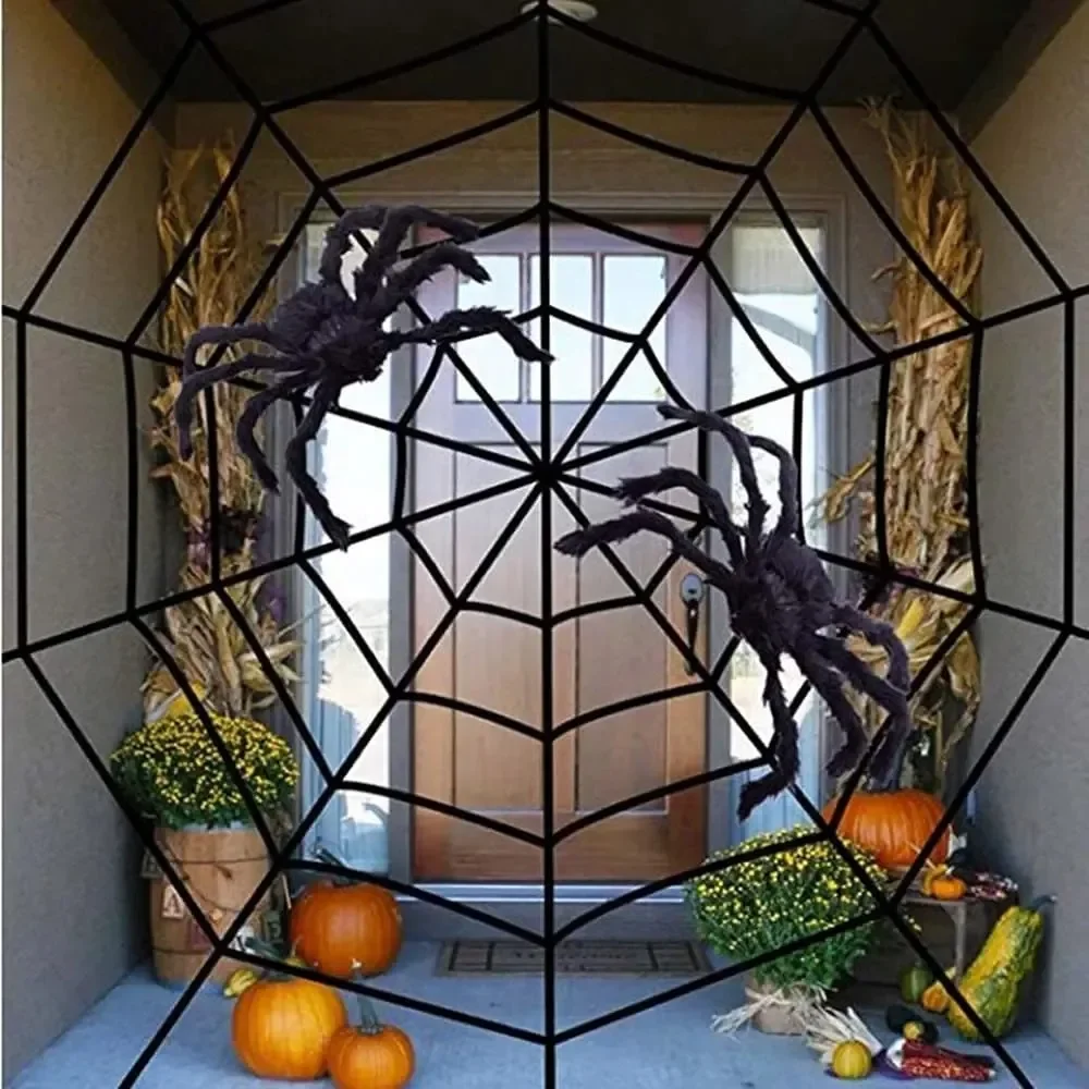 1-2pcs Halloween Simulation Pl - огляд і ціна Spider Web Halloween Decoration