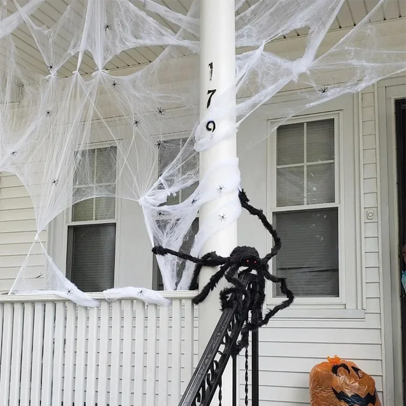 1-2pcs Halloween Simulation Pl - огляд і ціна Spider Web Halloween Decoration
