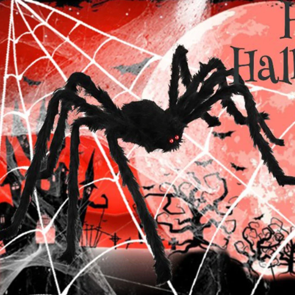1-2pcs Halloween Simulation Pl - огляд і ціна Spider Web Halloween Decoration